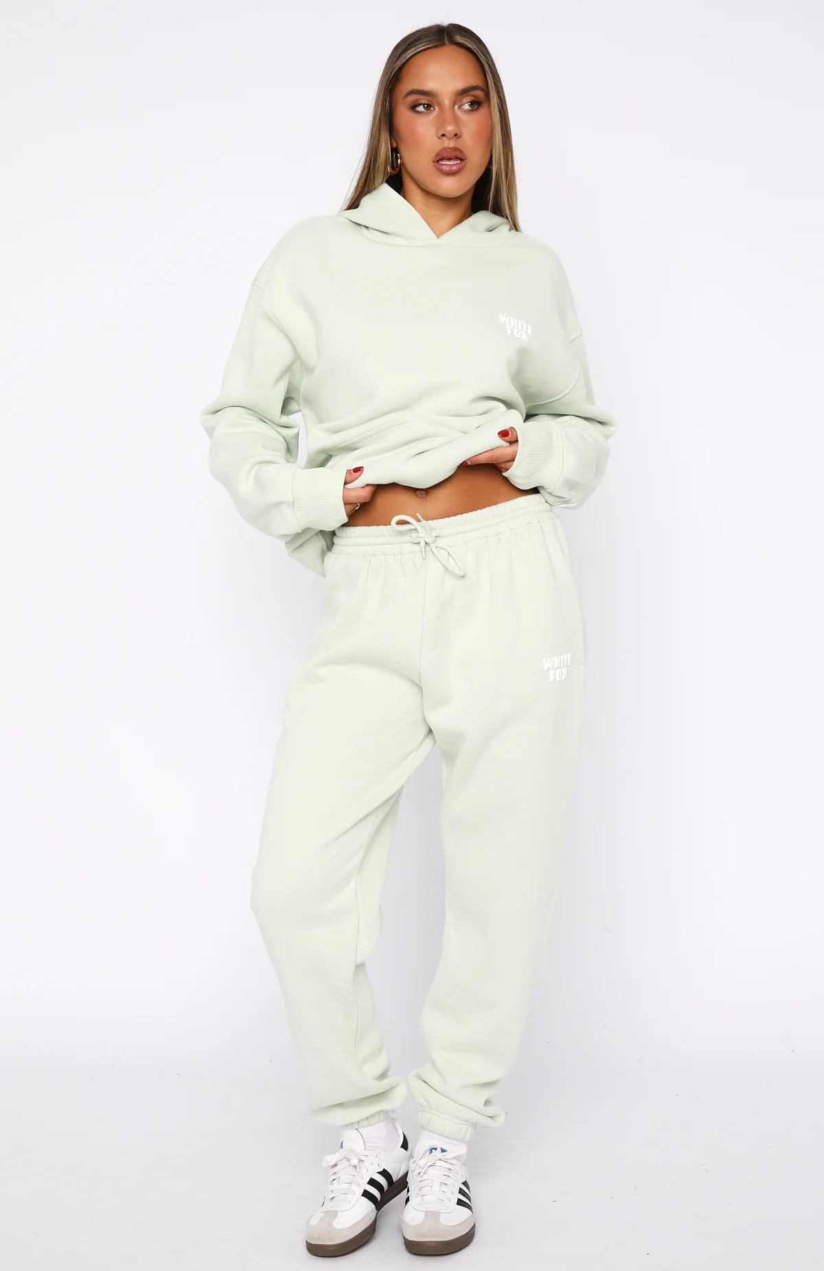 11th Street Keeping It Real Sweatpants Iced Matcha - Image 2
