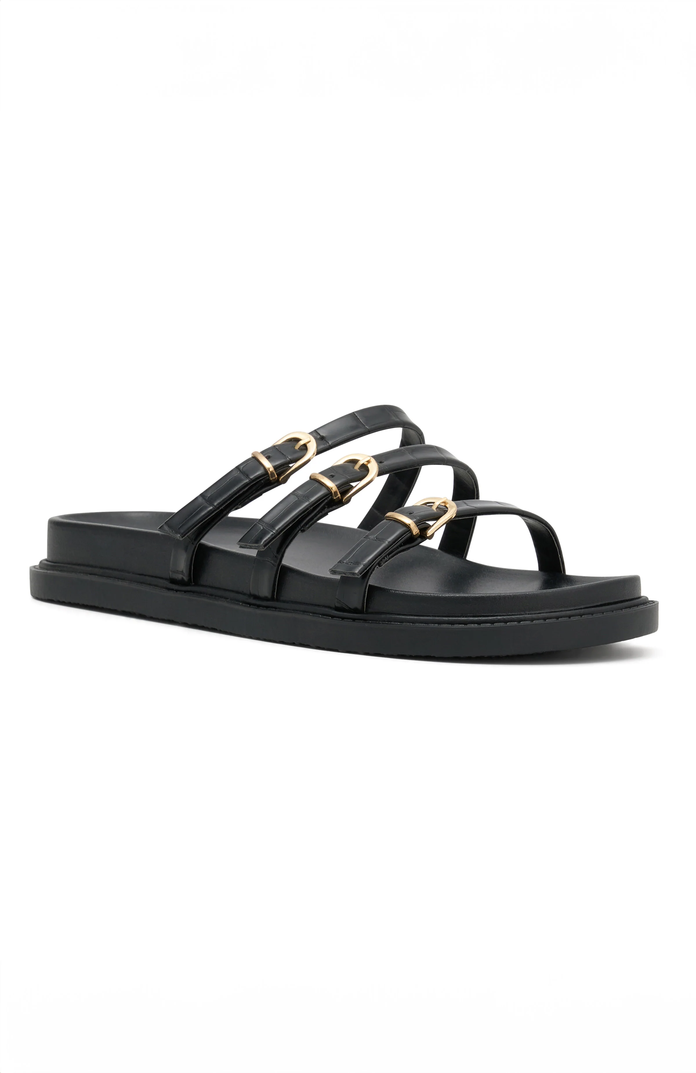 Ariela Sandals Black Croc - Image 3