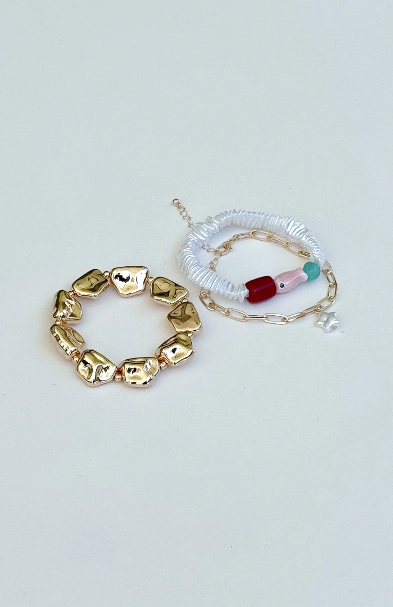 Aster Bracelet Set Gold - Image 2