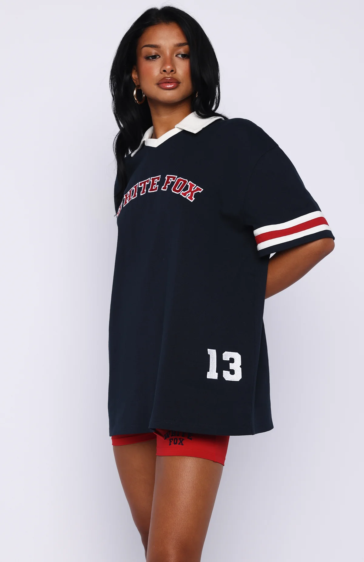 Break It Up Oversized Jersey Navy - Image 3