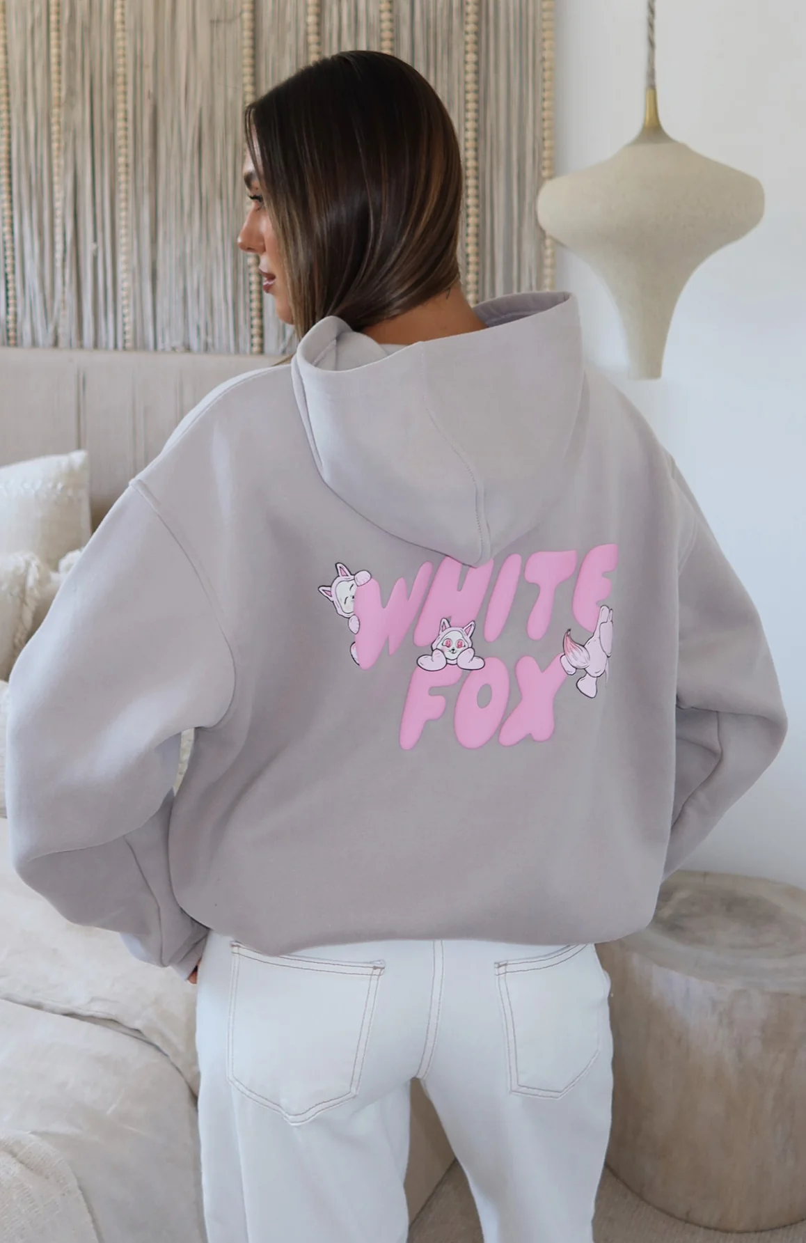 Bubbles & Foxy Friends Oversized Hoodie Shortcake - Image 6