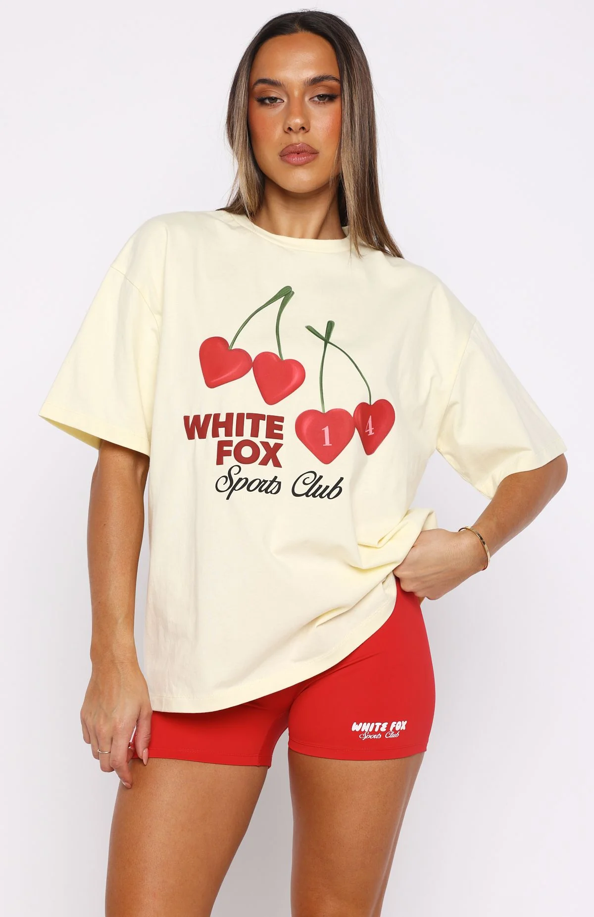 Club 14 Izzy Oversized Tee Lemon - Image 3