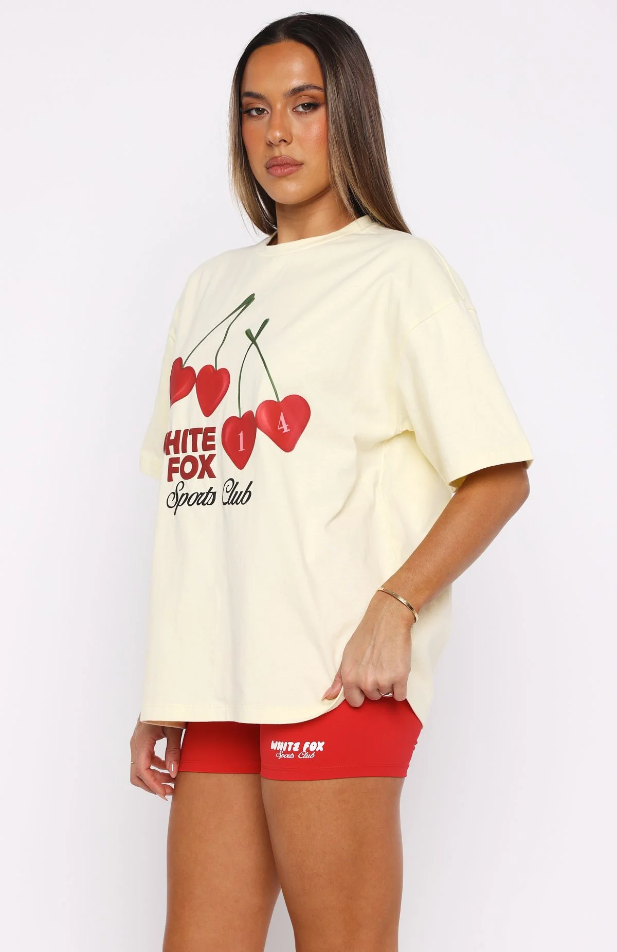 Club 14 Izzy Oversized Tee Lemon - Image 4