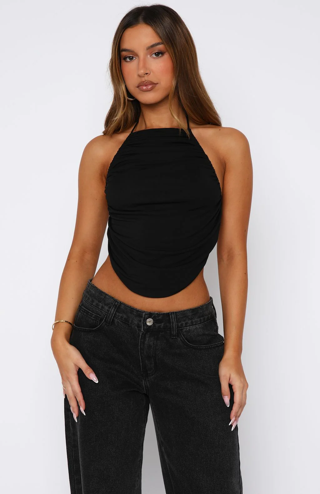 Everlasting Halter Top Black - Image 3