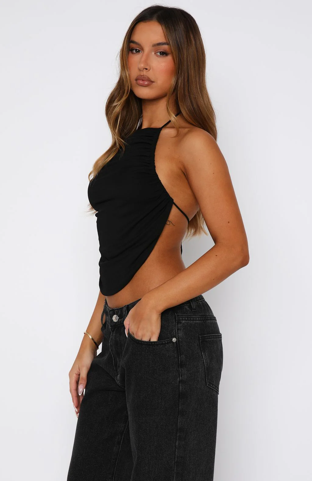 Everlasting Halter Top Black - Image 4