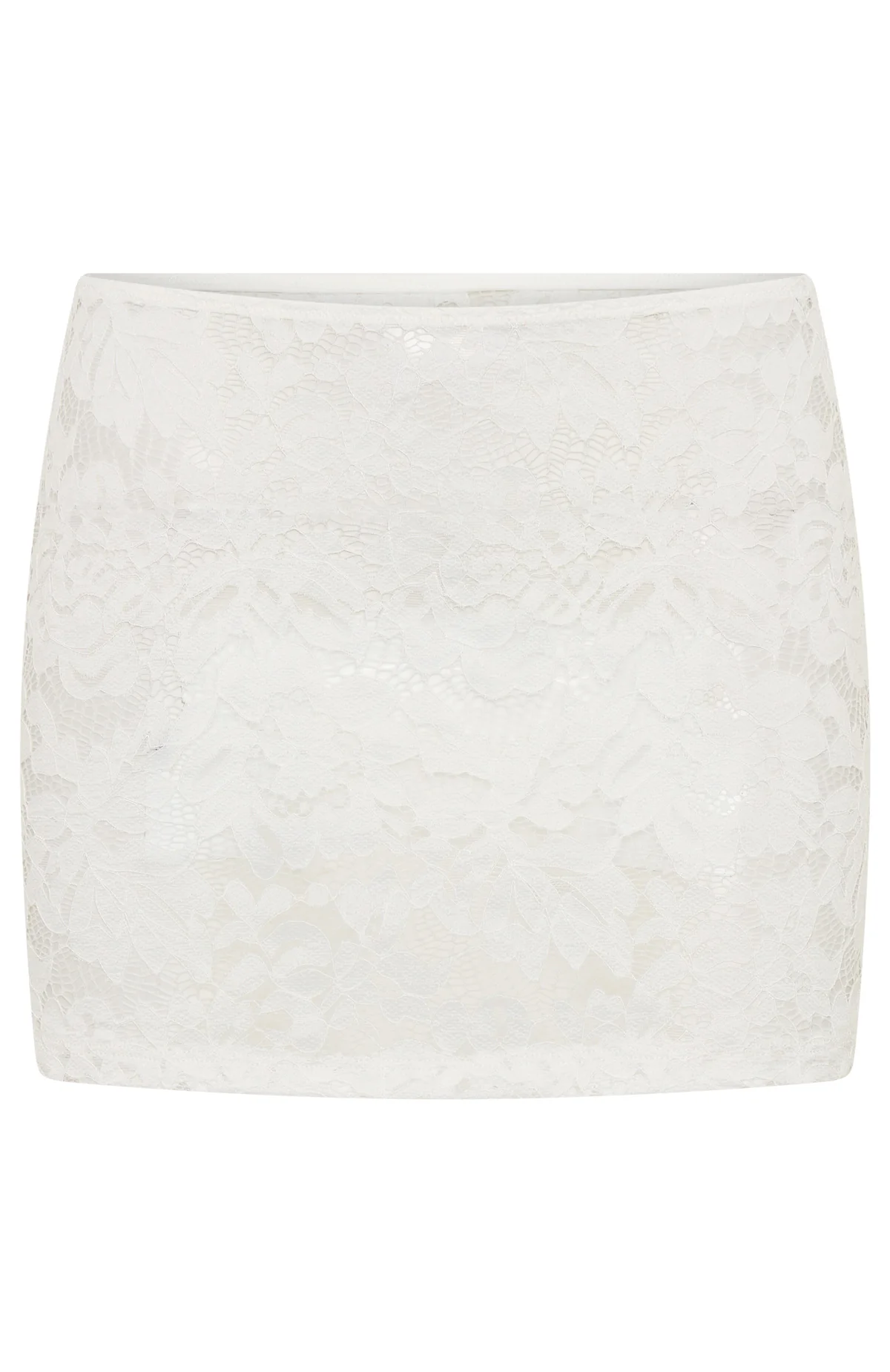 Forbidden Fruit Lace Mini Skirt White - Image 6