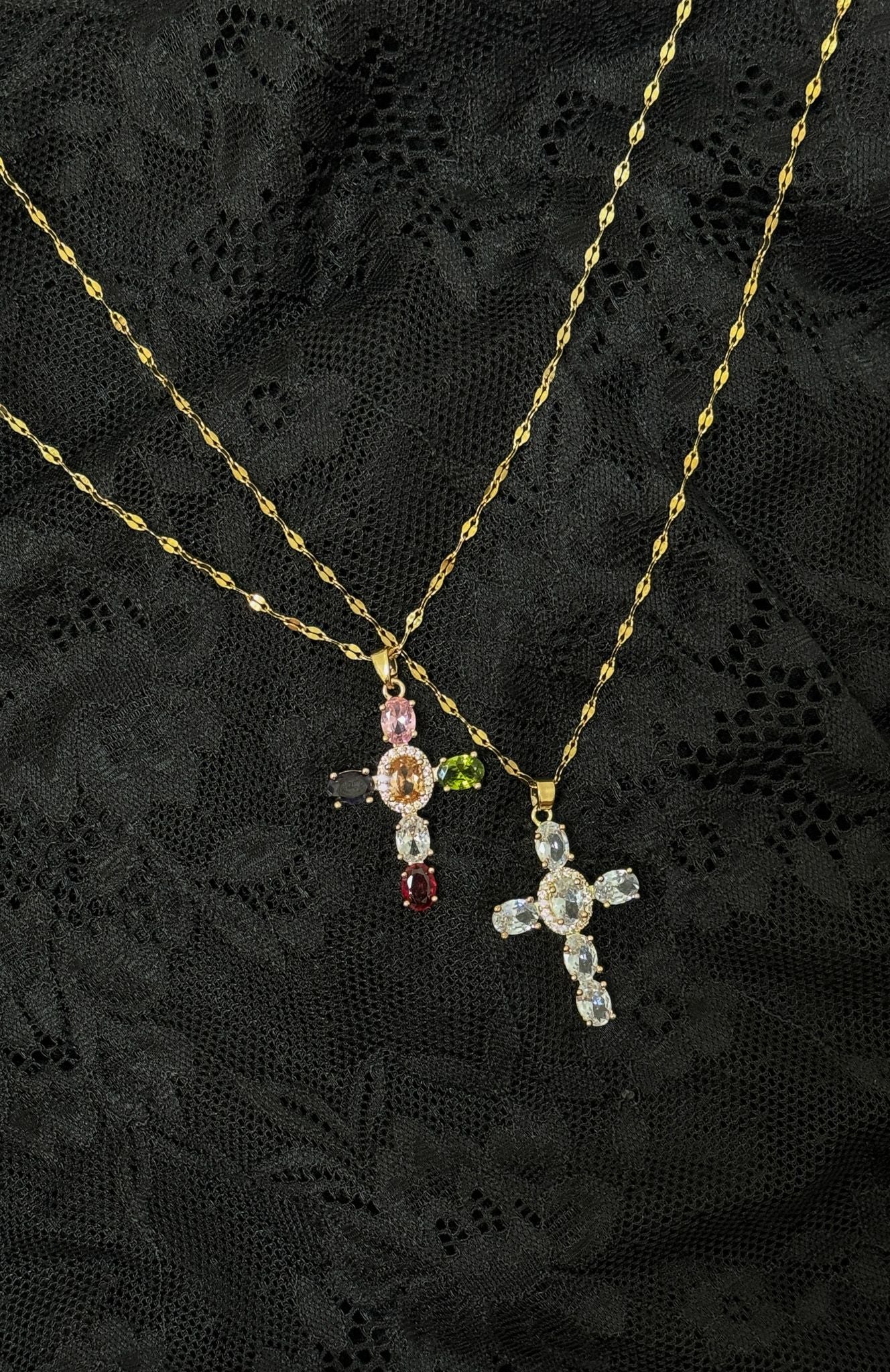 Gable Necklace Set Gold - Image 5