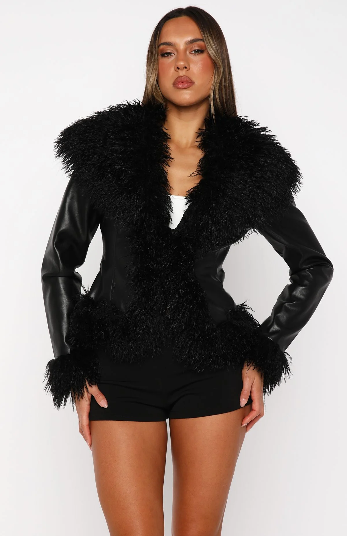 Level Playing Field PU Jacket Black - Image 4