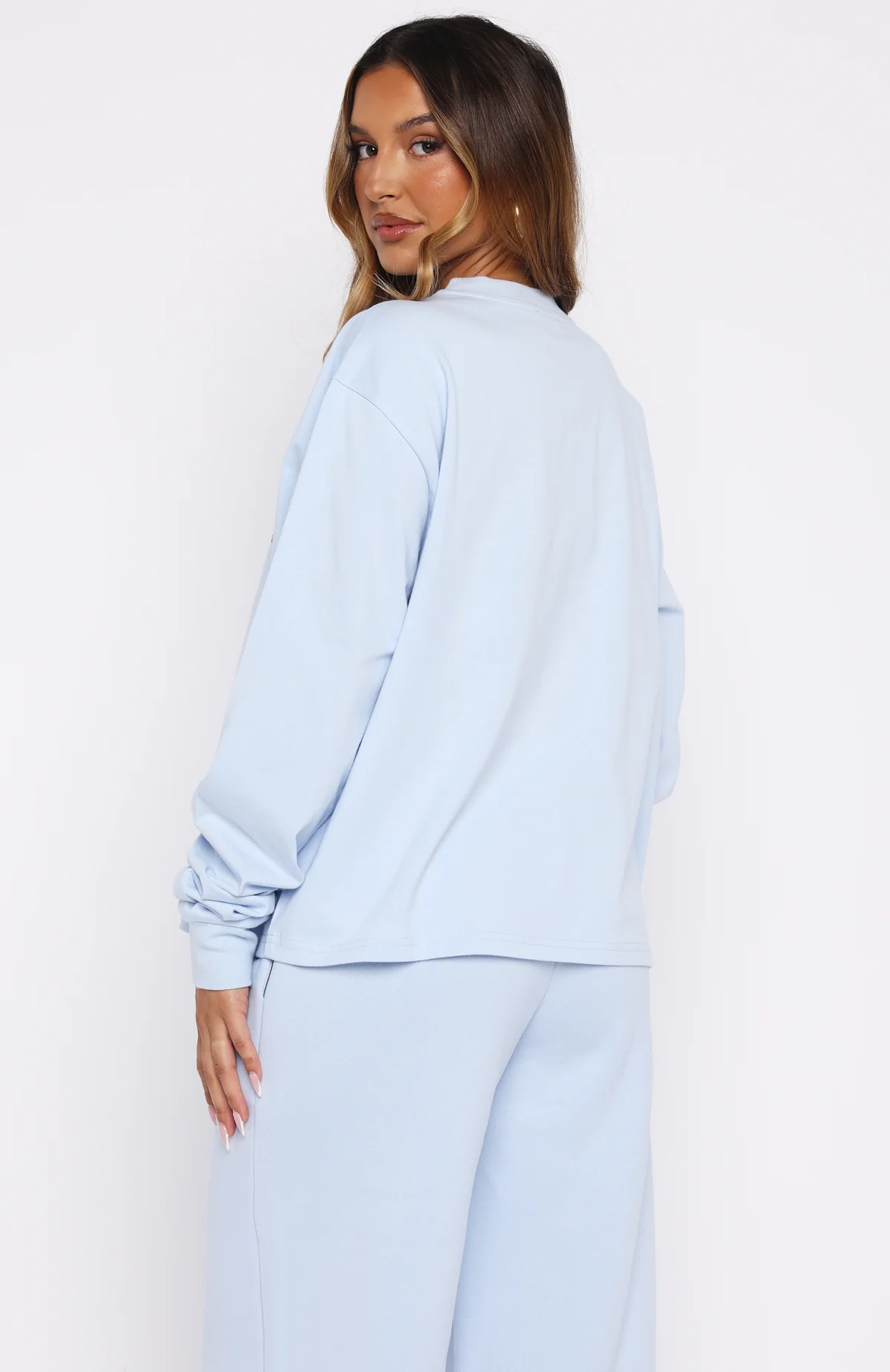 Lucky Ones Long Sleeve Tee Baby Blue - Image 4