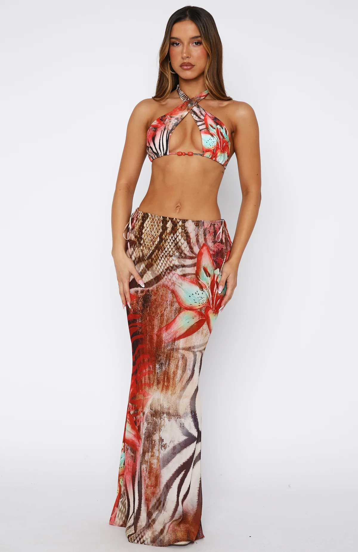 Luminous Maxi Skirt Savage Bloom - Image 3