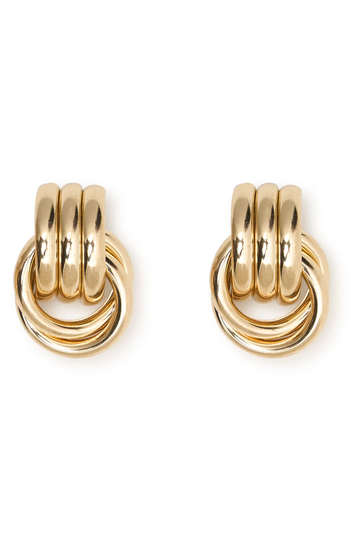 Michael Earrings Gold - Image 2