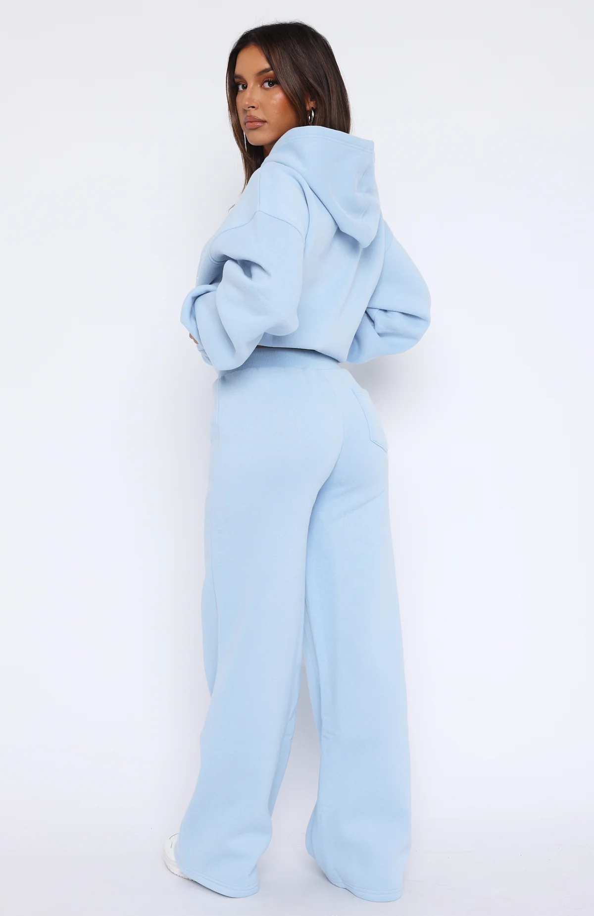 Missed Flights Wide Leg Sweatpants Soft Blue - Image 4