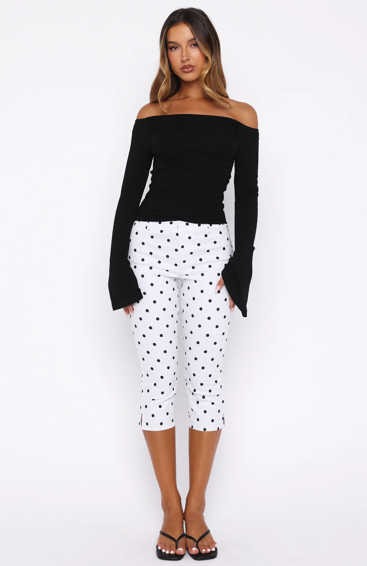 Perfect Night Long Sleeve Top Black - Image 5