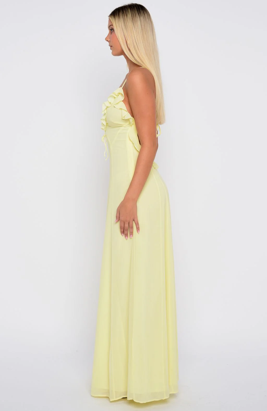Self Sabotage Maxi Dress Lemon - Image 4