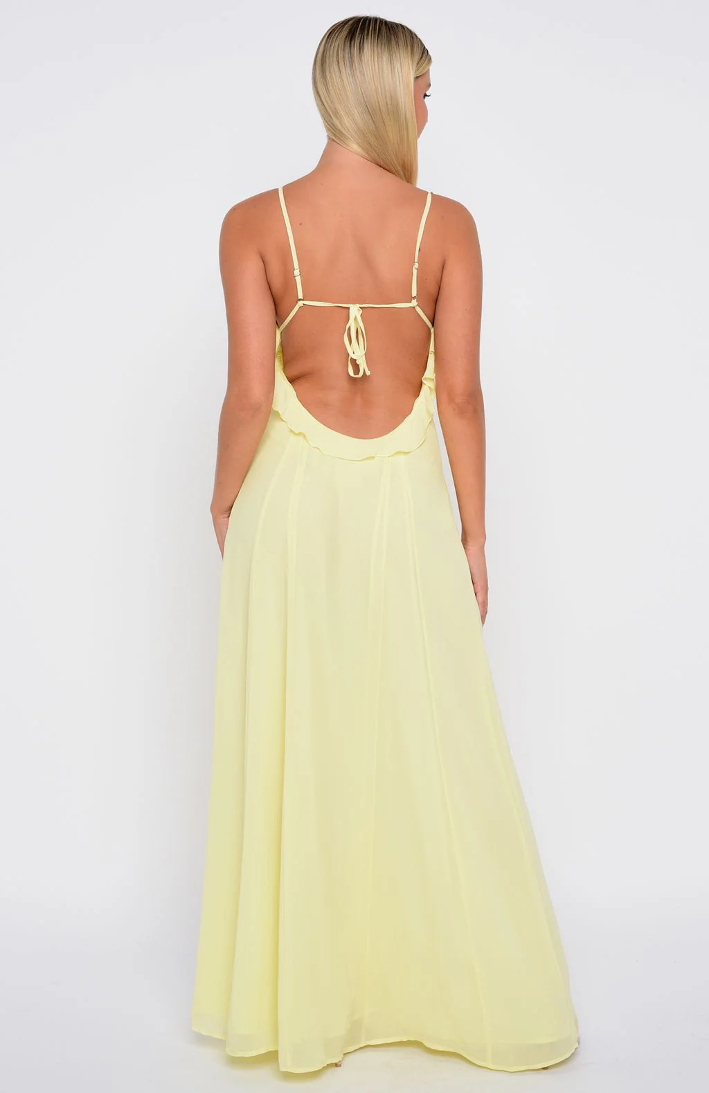 Self Sabotage Maxi Dress Lemon - Image 5