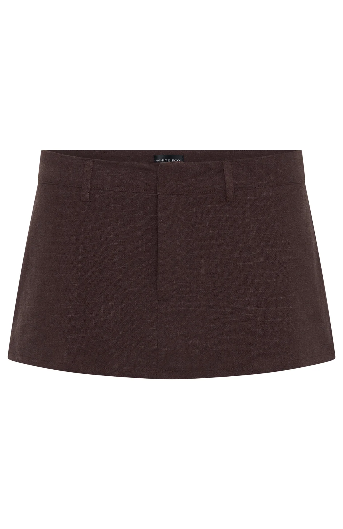 Selfish Behaviour Low Rise Mini Skort Chocolate - Image 6